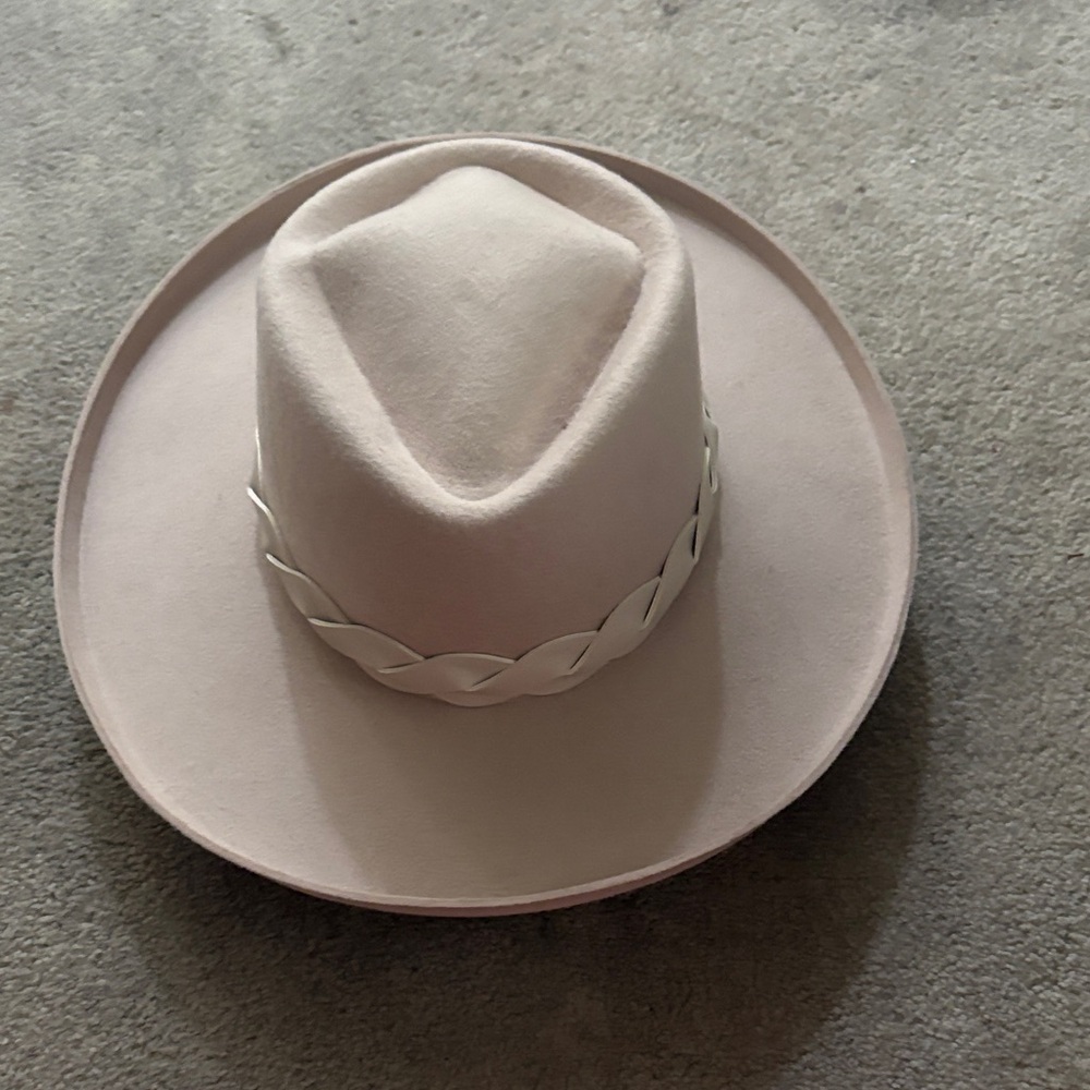 San Diego Hat Company Cream Hat with Black Trim